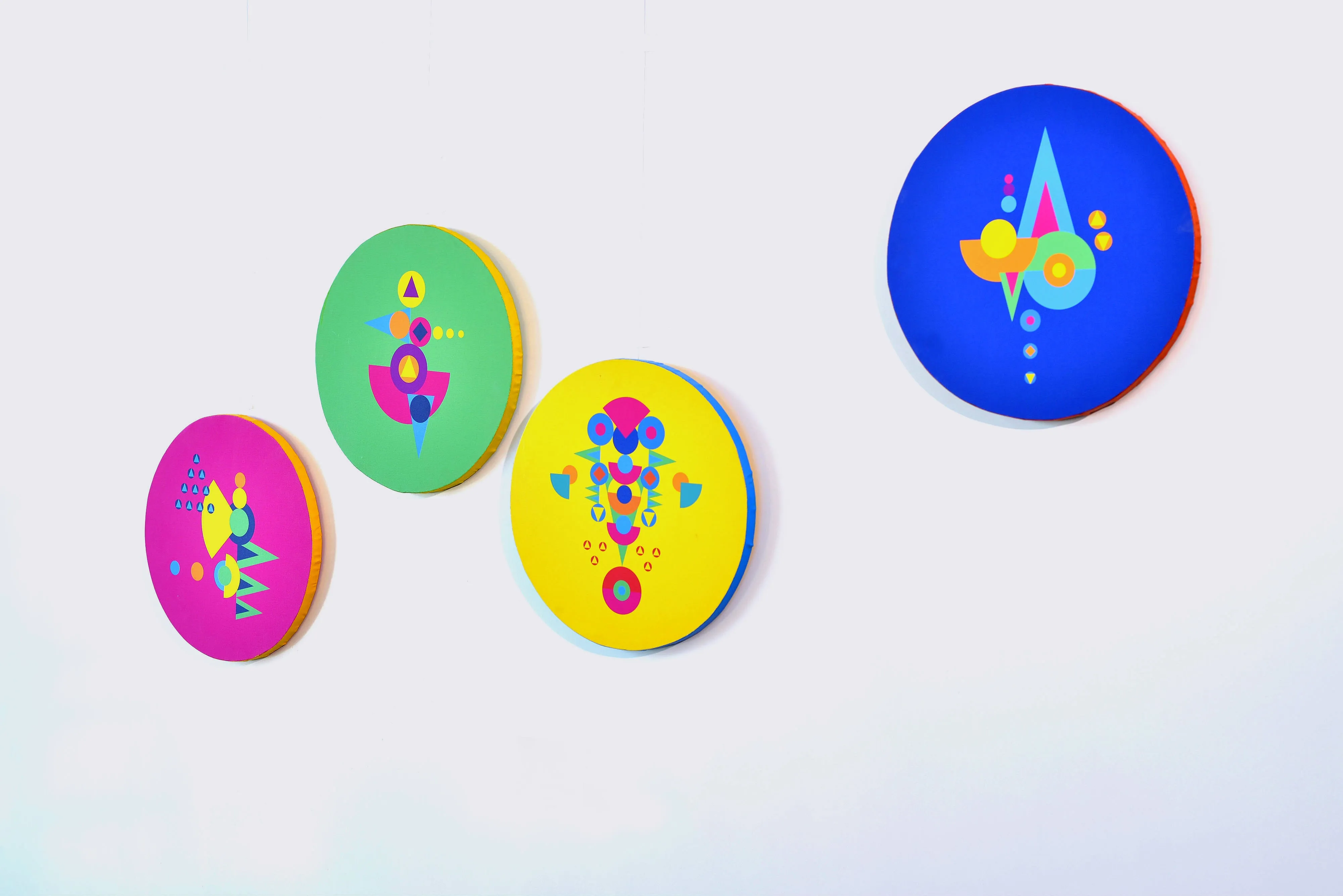 1 BHK x Studio Kohl Abstract Range Canvas & Wood Wall Hangings