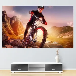 100 Folding Anti-light Projection Curtain - 16 9 - 221x125cm - Metal Hd