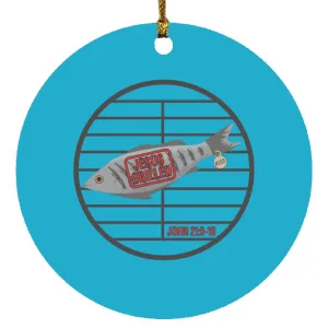 153 Fish - Circle Ornament