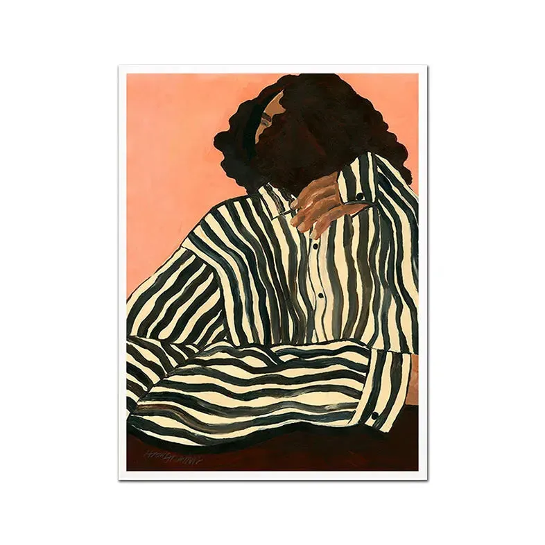 Abstract Lines Figure Canvas Printings Home Decor poster