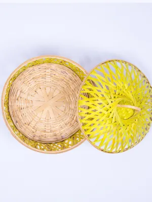 Bamboo Storage With Lid