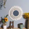 Boho Home Decor Hilo Macrame -ديكور منزلي بوهو مرآه