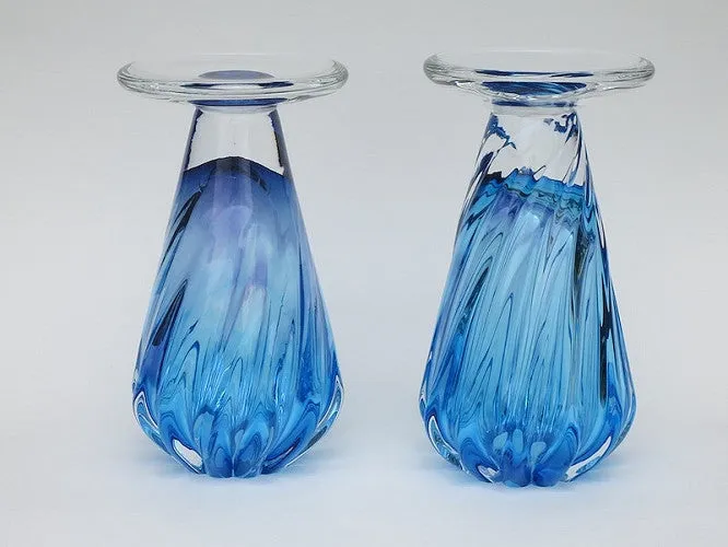 Candle Holder (Turquoise & Violet)