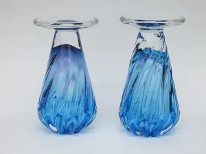 Candle Holder (Turquoise & Violet)