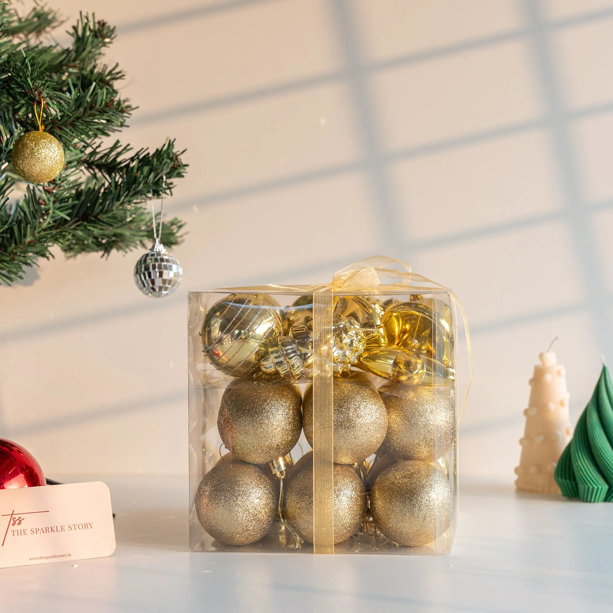 Christmas Ornaments - Assorted - Set Of 28