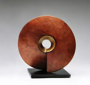 Copper Coil "Wow" Sculpture