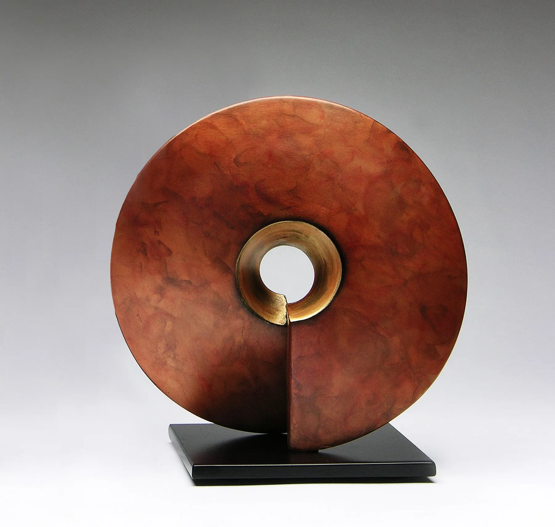 Copper Coil "Wow" Sculpture