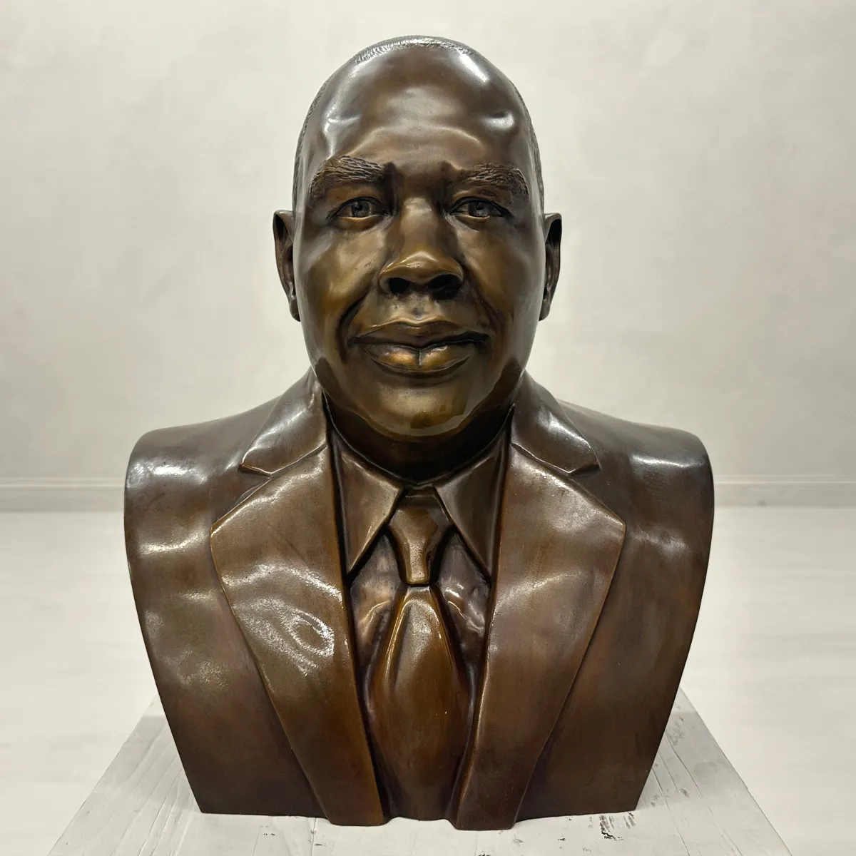 Custom Bronze Portrait Bust, Marshall