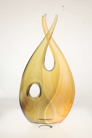 Doubleneck- Amber and Bronze Enclamo Reverse Axis