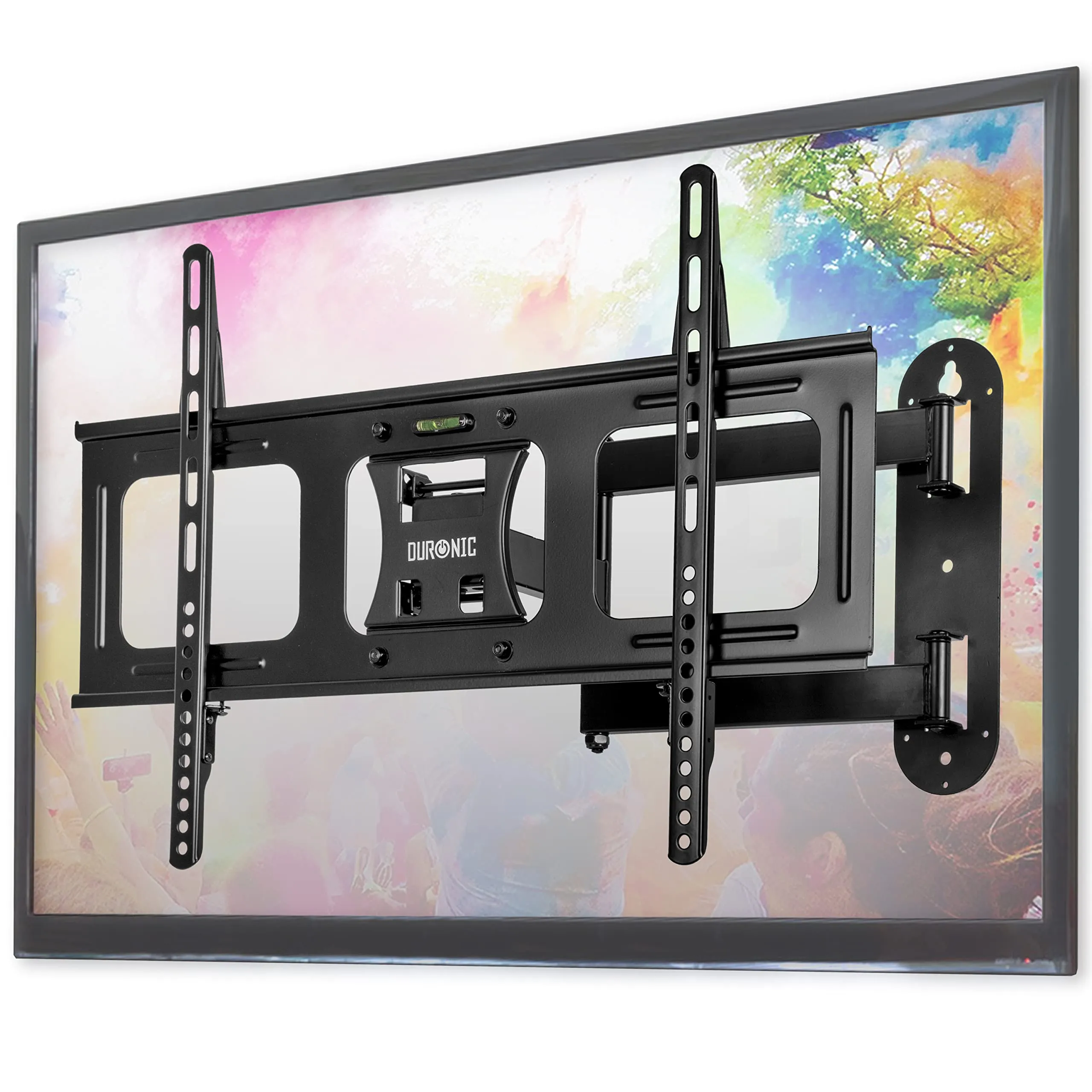 Duronic TVB109M TV Bracket, Wall Mount for 32-70" Television Screen, Tilting Action  5°/-10°, Fits up to 600x400mm, For Flat Screen LCD/LED (35kg)