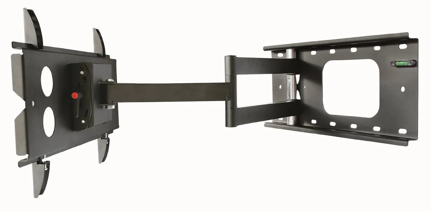 Duronic TVB109S TV Bracket, Wall Mount for 23-55" Television Screen, Tilting Action -12°/ 6°, Fits up to 600x400mm, For Flat Screen LCD/LED (30kg)