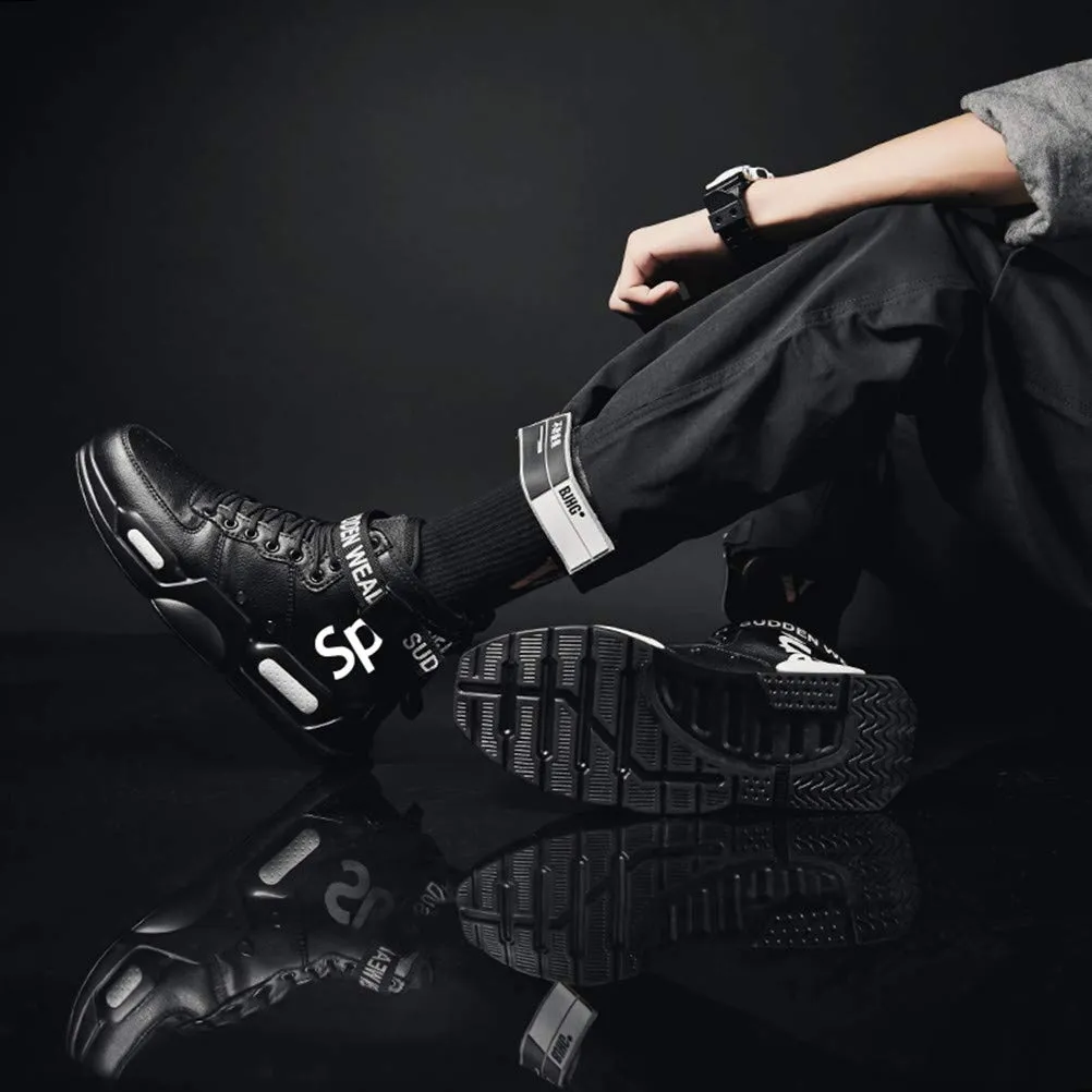 FUSHITON Baskets Mode pour Hommes Chaussures Montantes Chaussures de Course Chaussures de Marche Sport Baskets