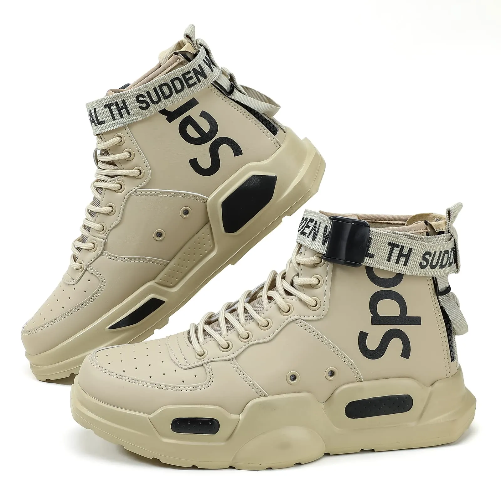 FUSHITON Baskets Mode pour Hommes Chaussures Montantes Chaussures de Course Chaussures de Marche Sport Baskets