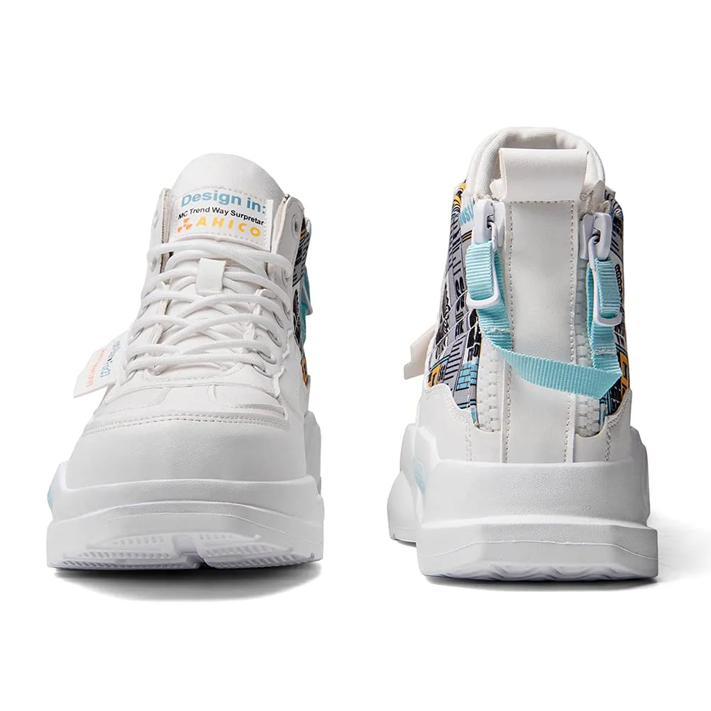 FUSHITON Baskets Mode pour Hommes Chaussures Montantes Chaussures de Course Chaussures de Marche Sport Baskets