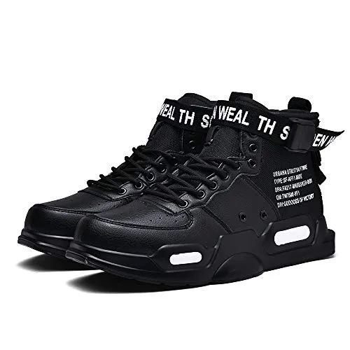 FUSHITON Baskets Mode pour Hommes Chaussures Montantes Chaussures de Course Chaussures de Marche Sport Baskets