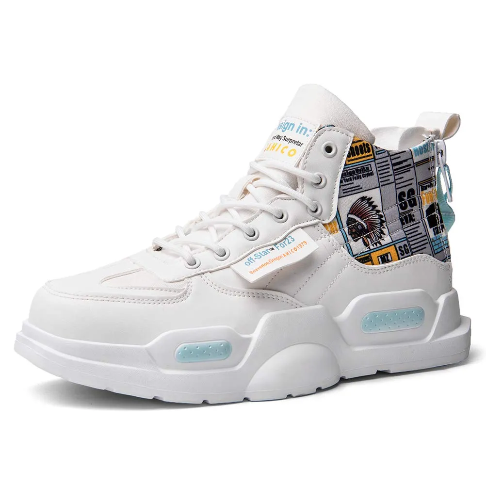FUSHITON Baskets Mode pour Hommes Chaussures Montantes Chaussures de Course Chaussures de Marche Sport Baskets