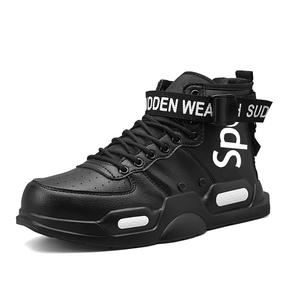 FUSHITON Baskets Mode pour Hommes Chaussures Montantes Chaussures de Course Chaussures de Marche Sport Baskets