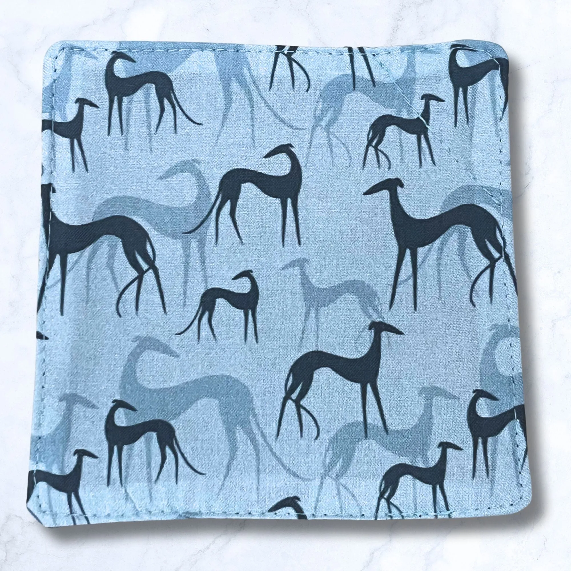 Greyhound Shadows Soft Blue Jar Gripz Jar Opener