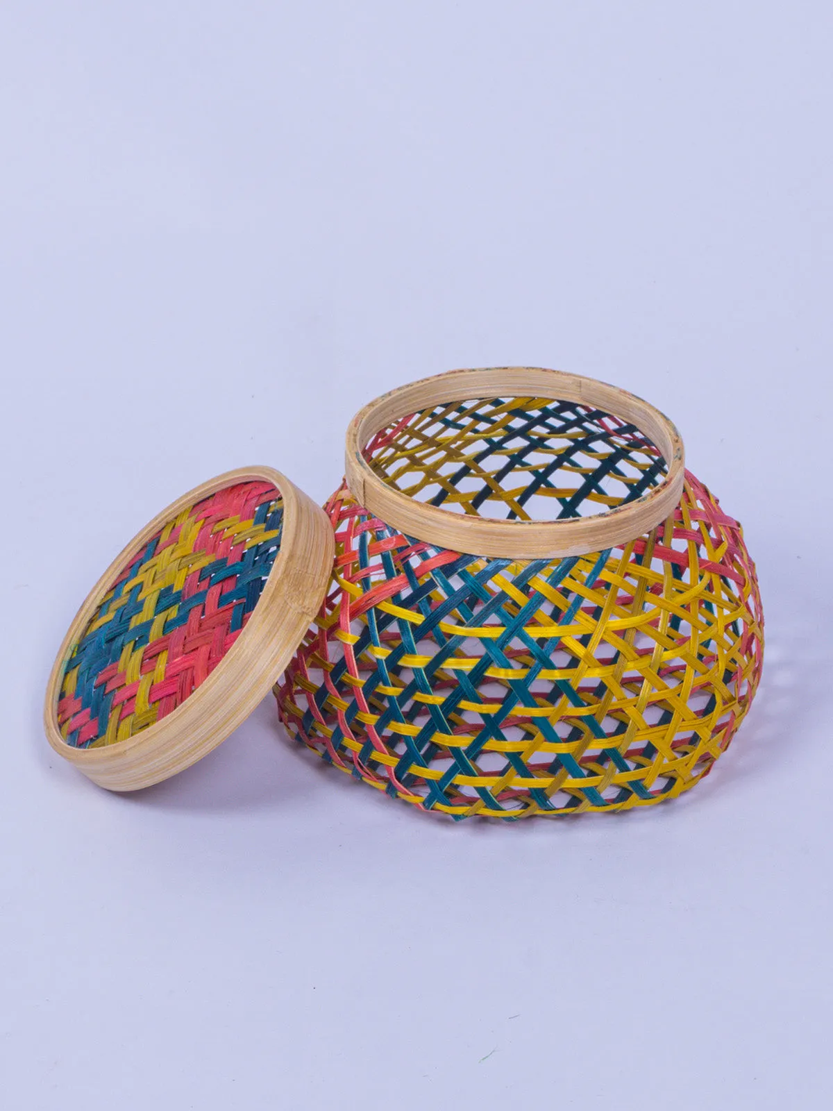 Handmade Bamboo Chocolate Jar