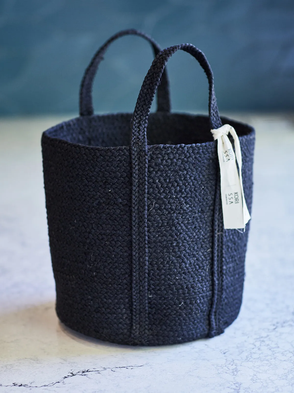 Kata Basket With Handle | Black
