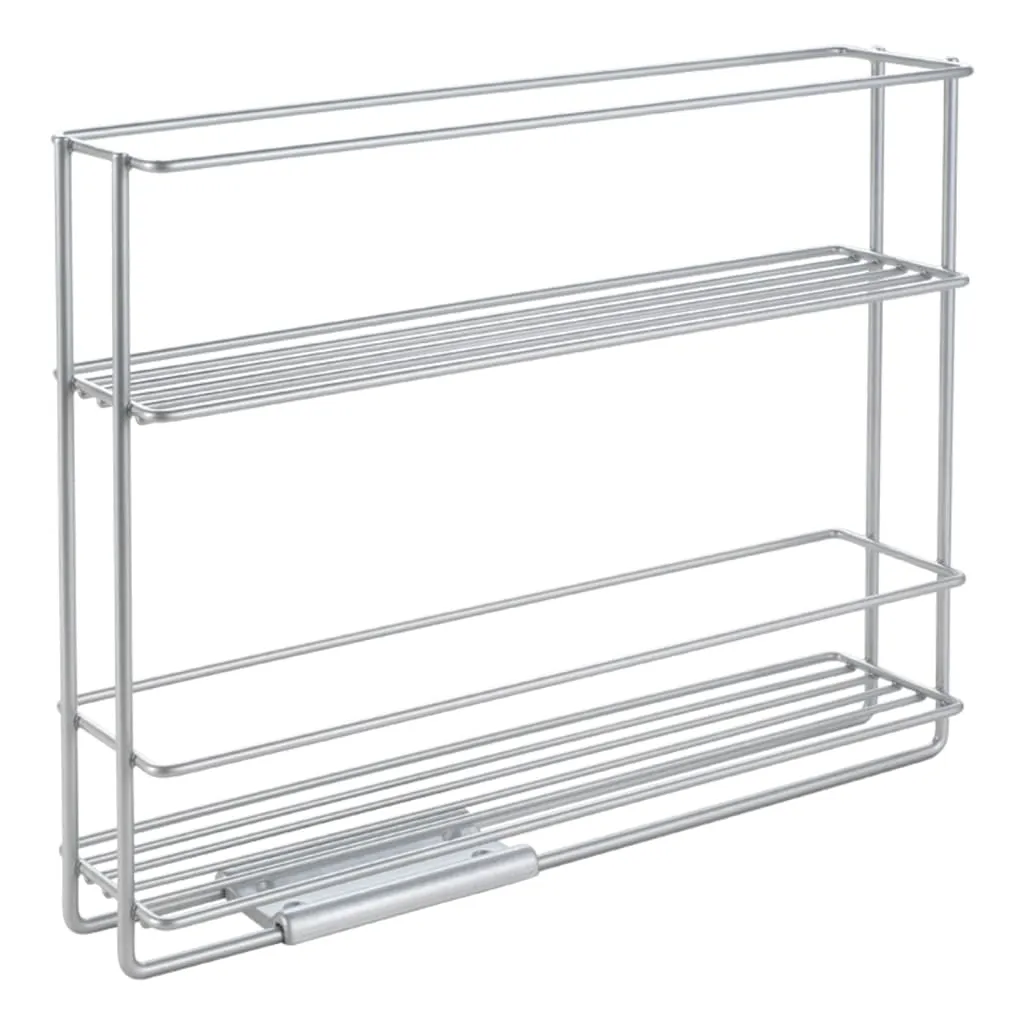 Metaltex 2-tier Sliding Spice Rack In&Out