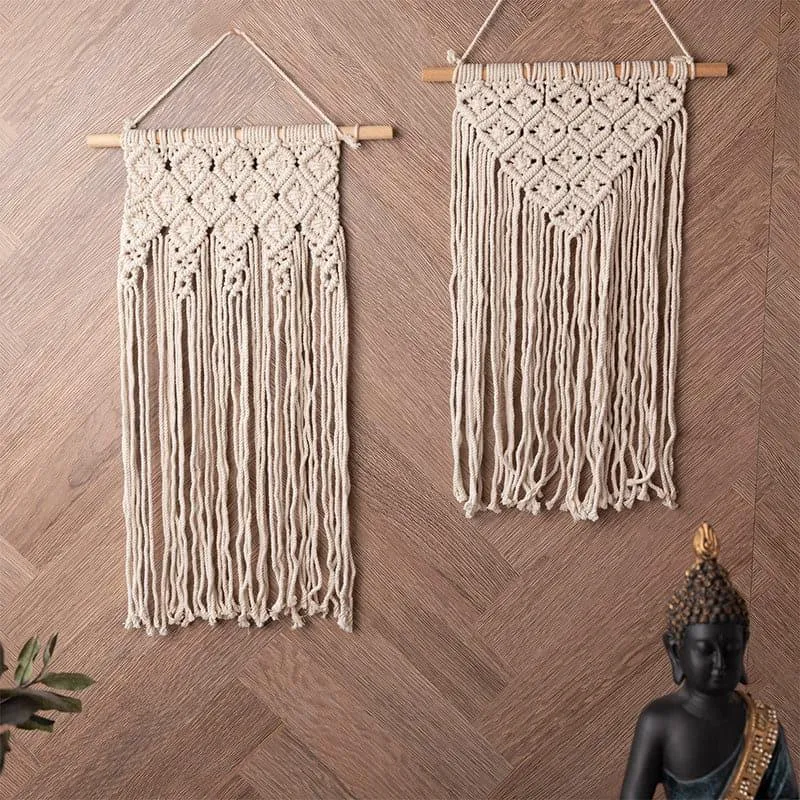 Myrna Macrame Wall Accent - Set Of Two