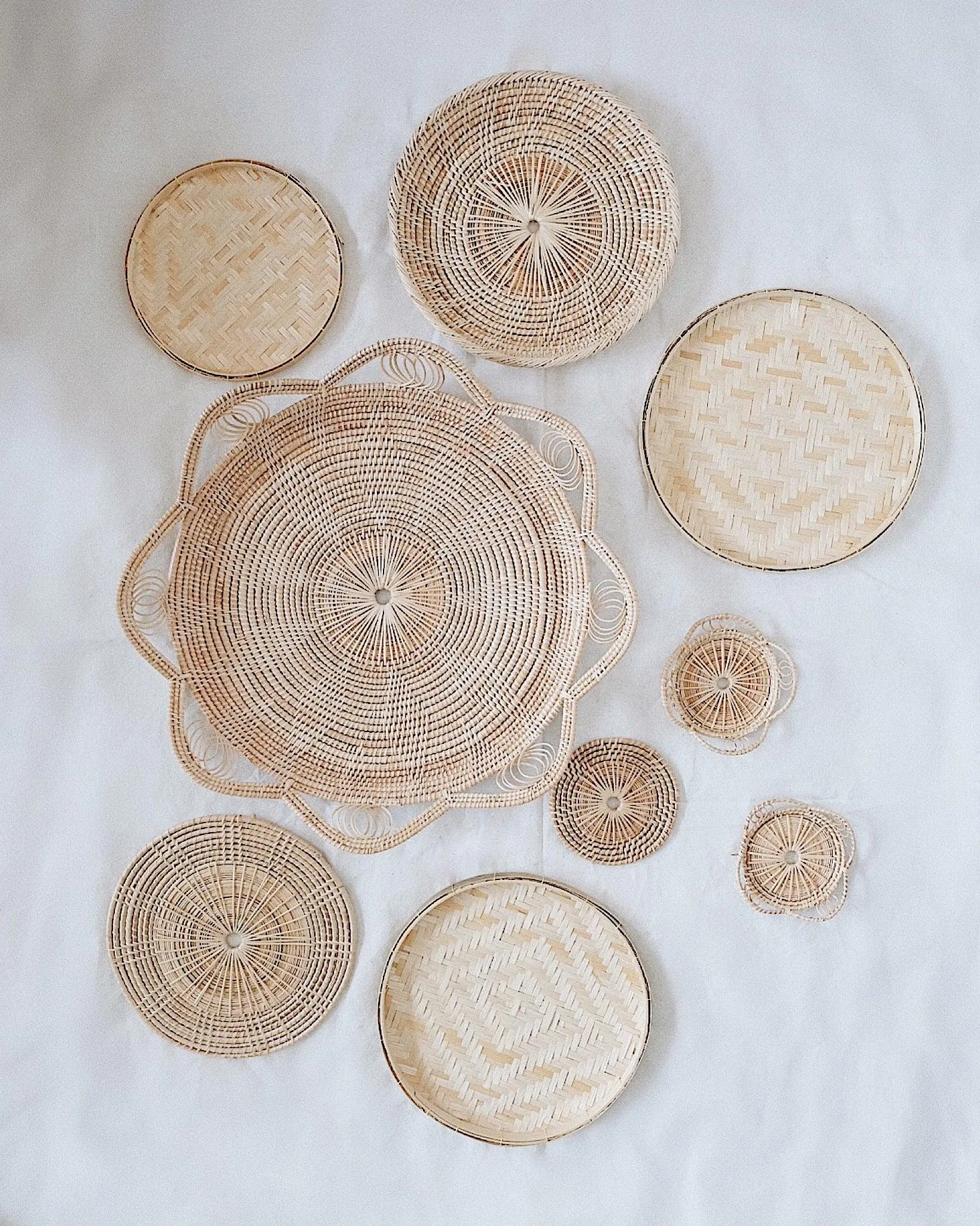 No.27 Basket Wall Hanging Set of 9