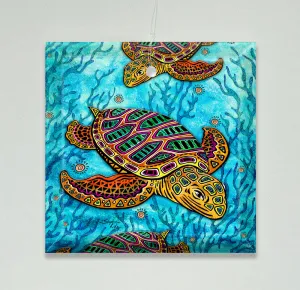 Primitive Loggerhead Ornament/Suncatcher
