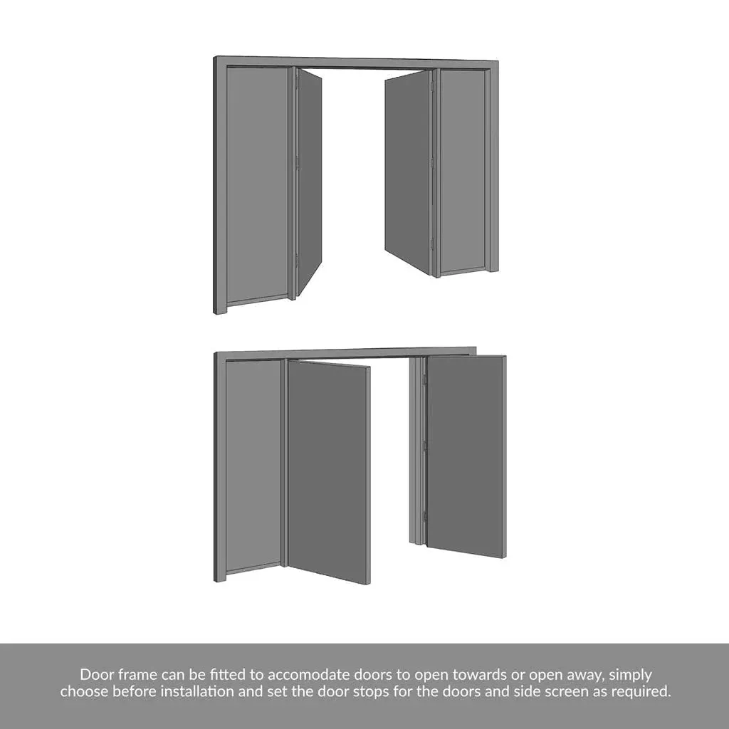 Room Divider - Handmade Eco-Urban® Isla with Two Sides DD6429F - Frosted Glass - Premium Primed - Colour & Size Options