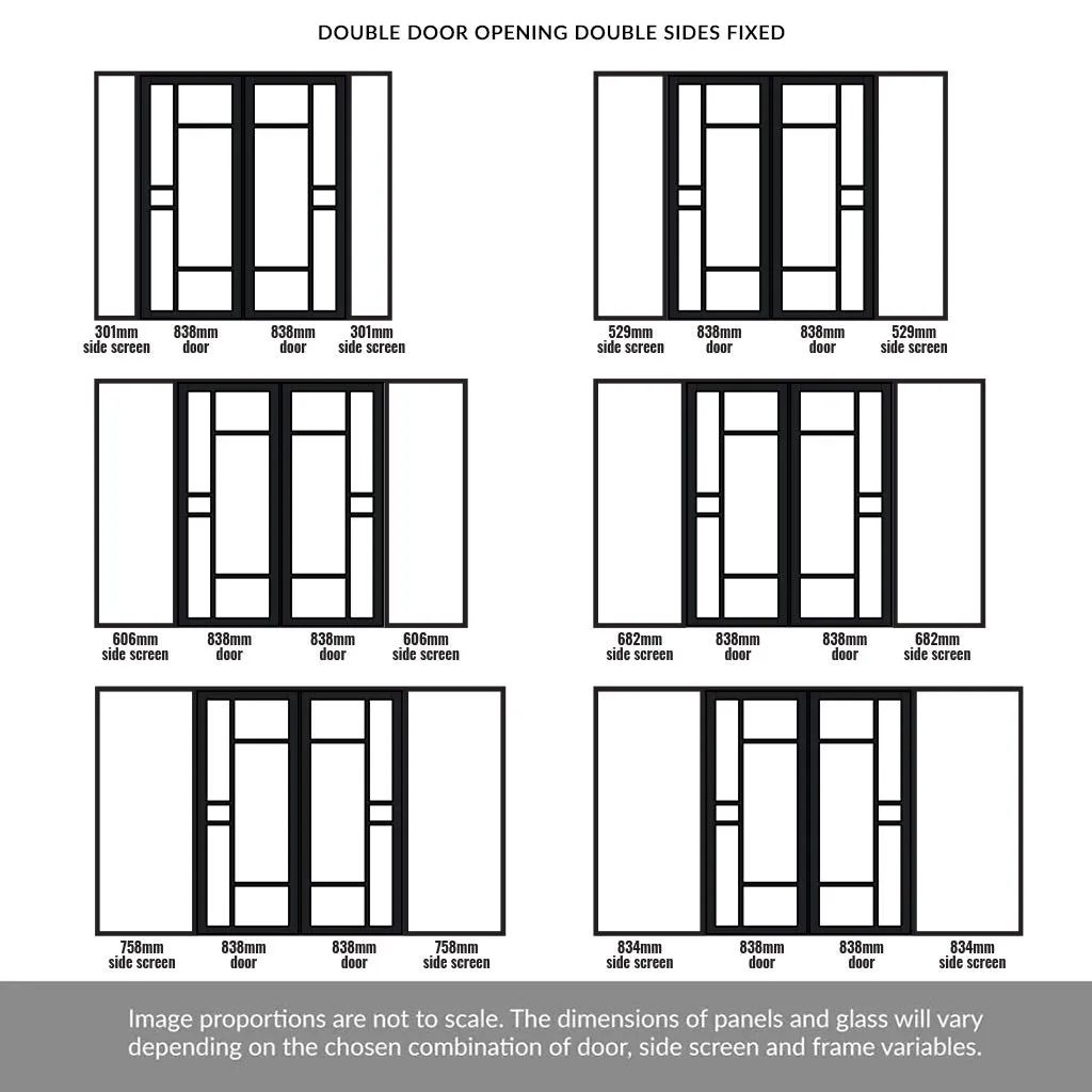 Room Divider - Handmade Eco-Urban® Isla with Two Sides DD6429F - Frosted Glass - Premium Primed - Colour & Size Options