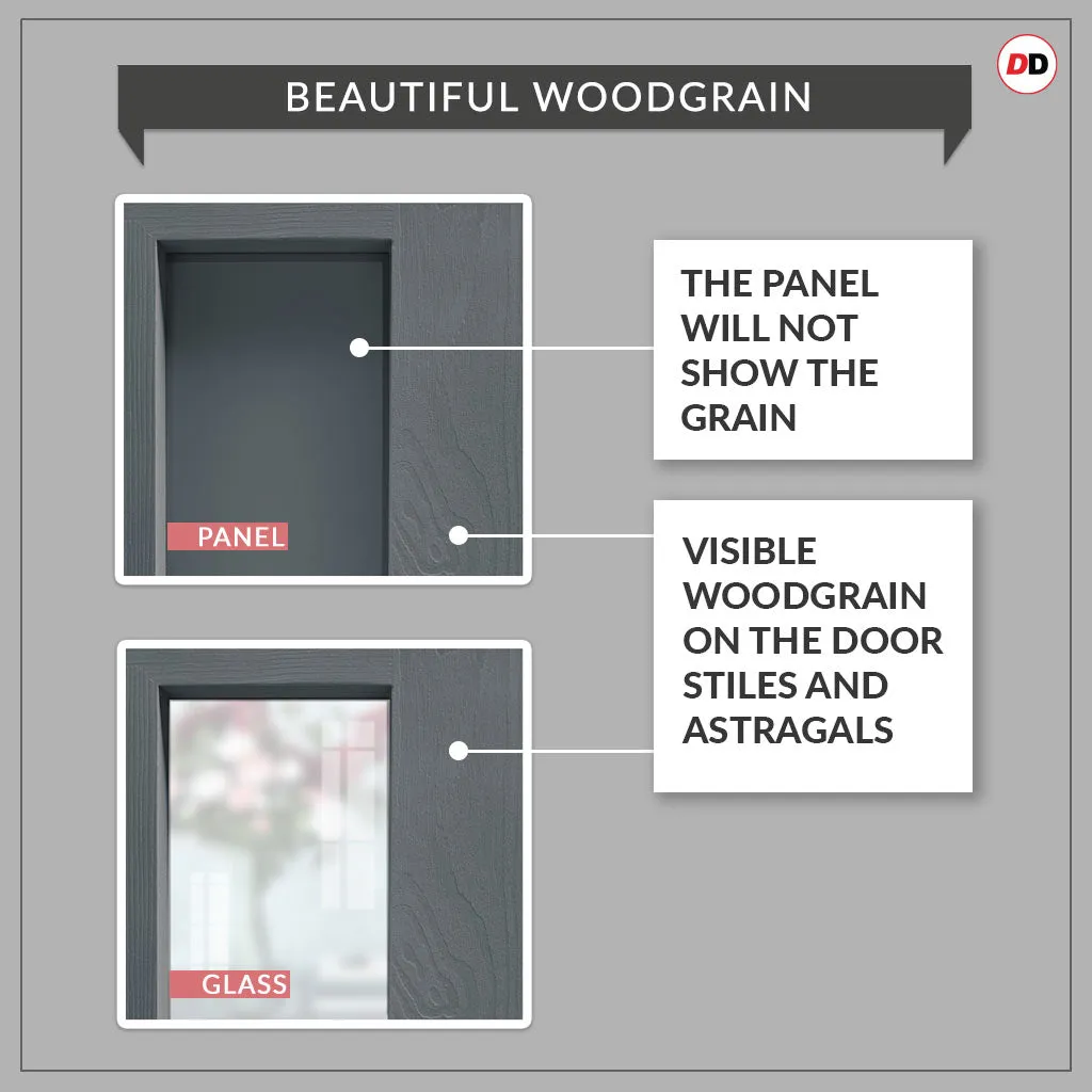 Room Divider - Handmade Eco-Urban® Isla with Two Sides DD6429F - Frosted Glass - Premium Primed - Colour & Size Options