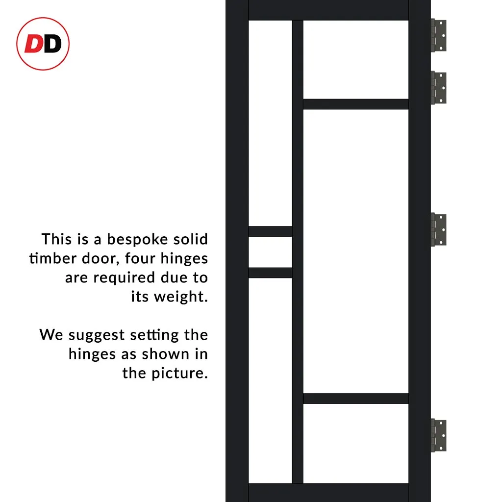 Room Divider - Handmade Eco-Urban® Isla with Two Sides DD6429F - Frosted Glass - Premium Primed - Colour & Size Options