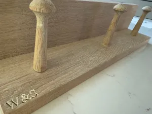 Small Peg Rail with Shelf