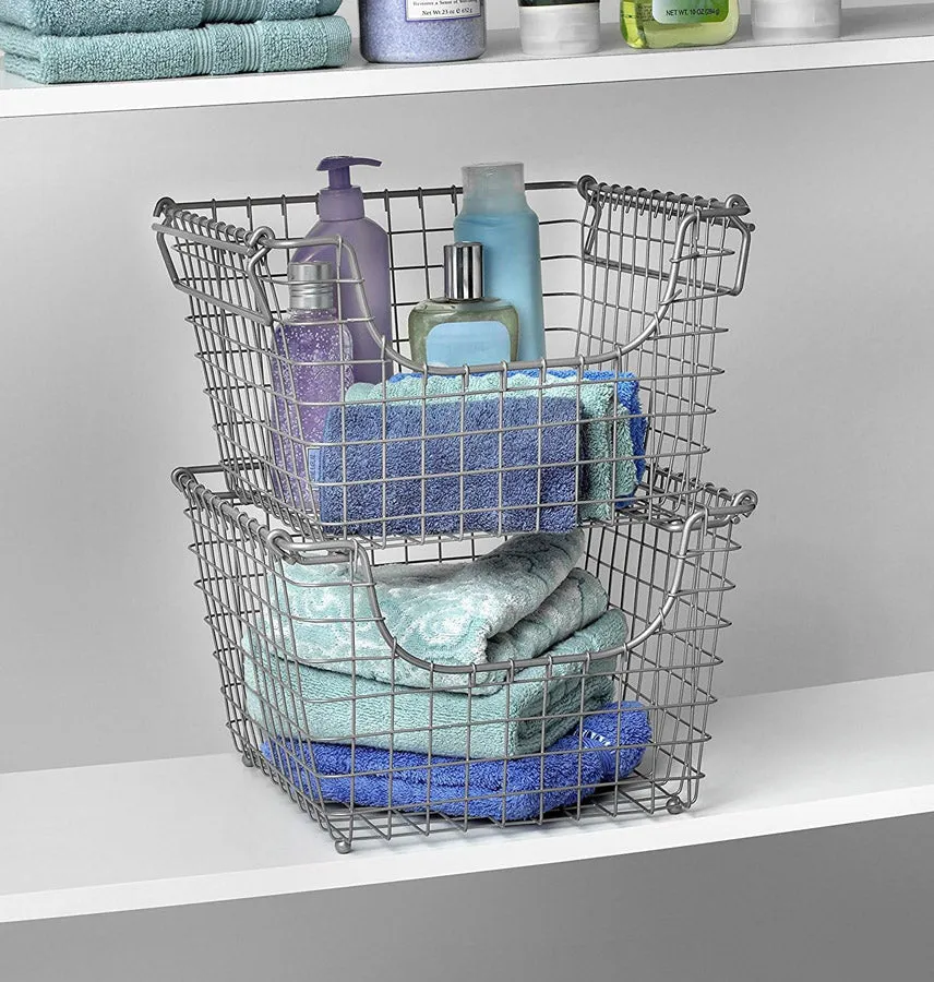 Stacking Storage Basket - Medium
