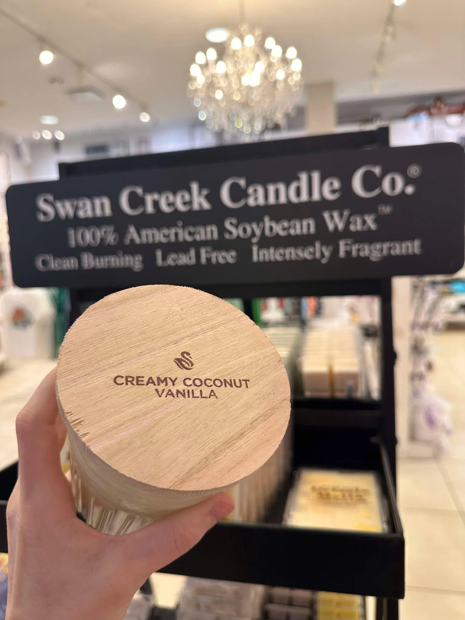 Swan Creek CREAMY COCONUT VANILLA Timeless Jar Candle