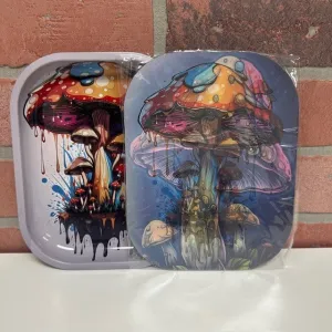 Tray - 3D Mushrooms- 7x6