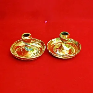 Two Desert Sands Pottery Candleholders