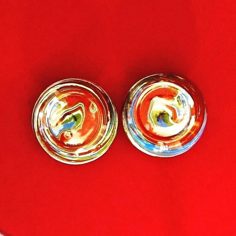 Two Desert Sands Pottery Candleholders
