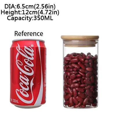 Vacuum Glass Storage Jars for Kitchen