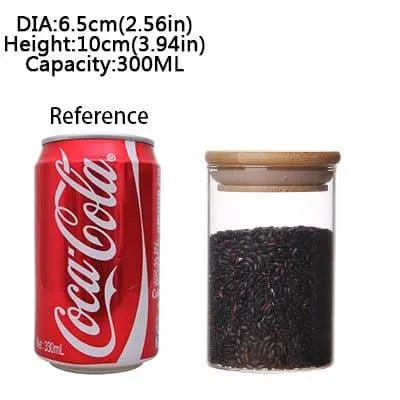 Vacuum Glass Storage Jars for Kitchen