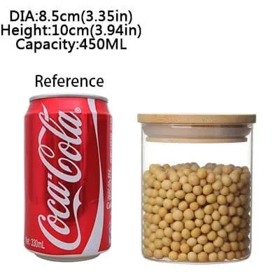 Vacuum Glass Storage Jars for Kitchen