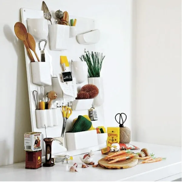 Vitra Uten Silo, Accessories Wall Organizer, White