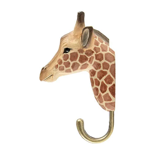 Wildlife Garden - Hand Carved Hook - Giraffe